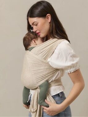 Solly Baby stretch wrap carrier - flax wrap